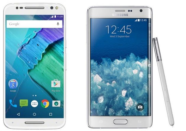Moto X Style vs. Galaxy Note Edge: Note Edge design triumphs over Moto ...