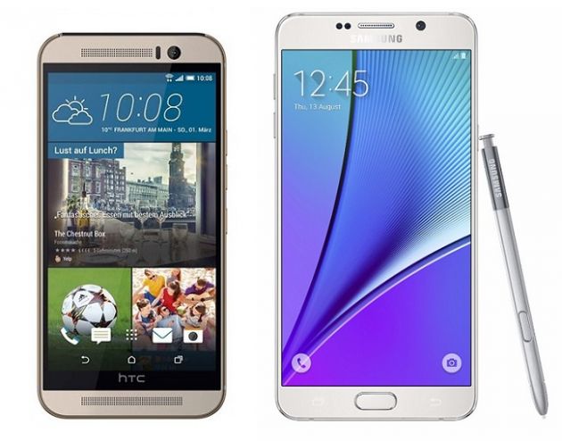 note 4 vs htc one m9 review