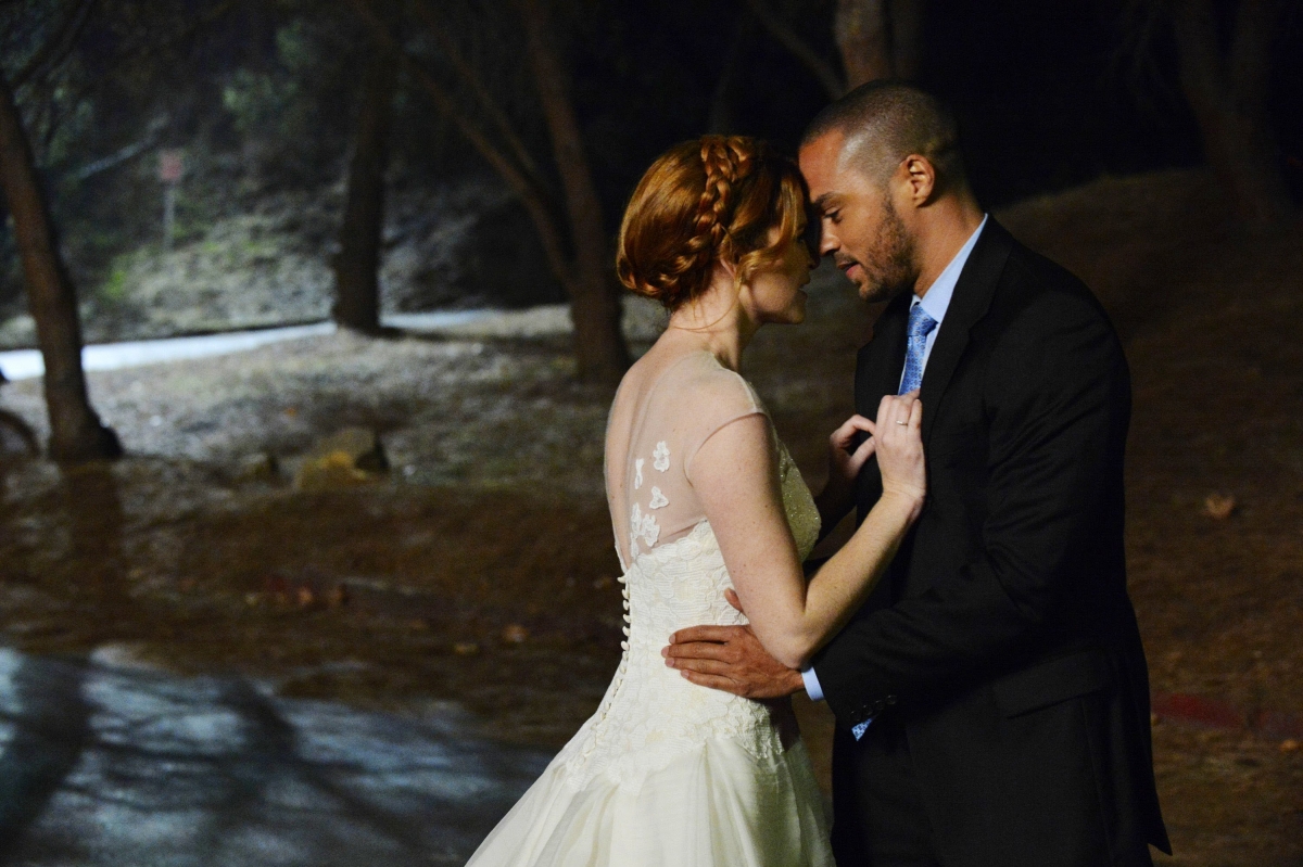 april grey's anatomy wedding dress Greys Anatomy': April & Jackson Get Married