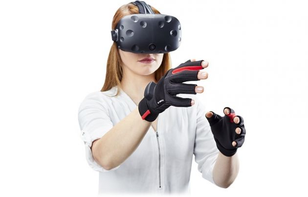 Manus VR Gloves Track Movements Of Entire Arm When Used With HTC Vive