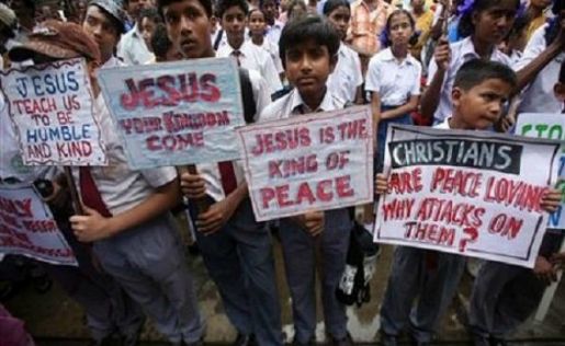 christian-indians-protest