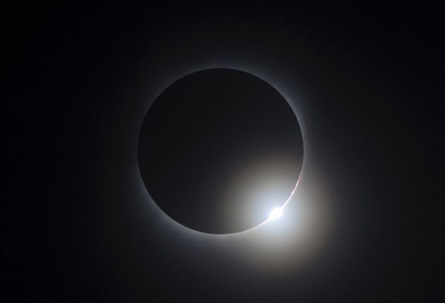 Total solar eclipse merges with super moon and vernal equinox in a ...