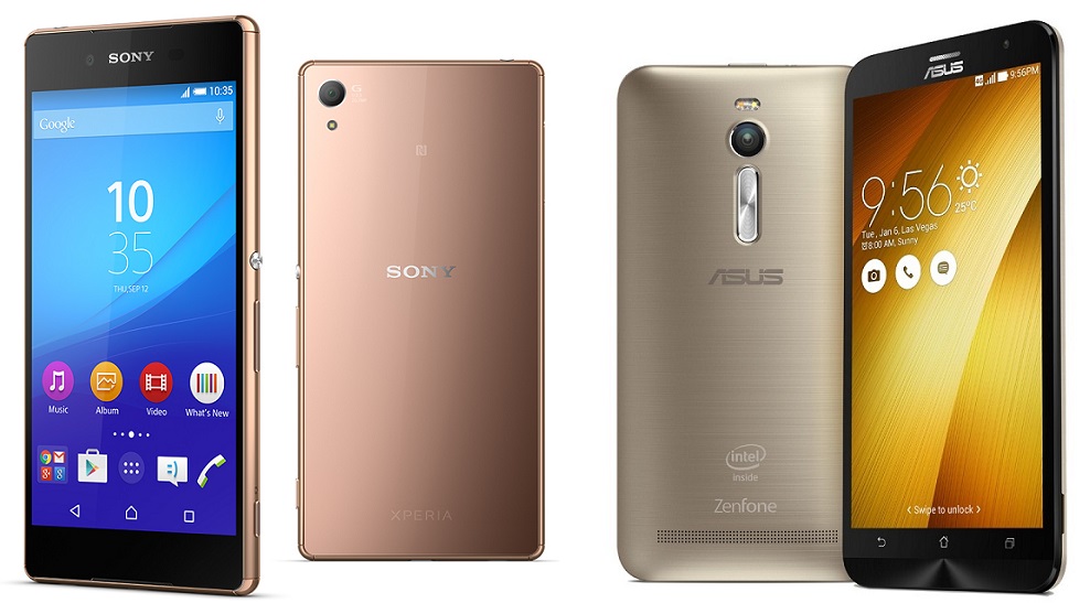 Asus Zenfone 2 Vs Sony Xperia Z3 Cheaper Asus Zenfone 2 Goes Head To Head With Sony Xperia Z3